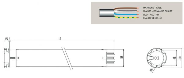 Motore Tronic Cherubini RX 58