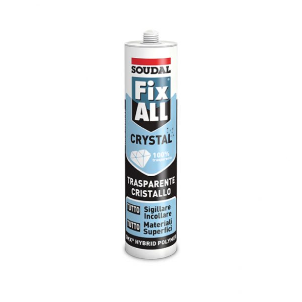 Sigillante MS-Polymer Soudal Fix All Crystal